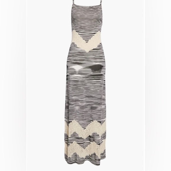 Missoni Space Dye Lace Inset Maxi Dress NWT - Picture 5 of 10